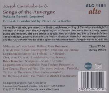 CD Joseph Canteloube: Songs Of The Auvergne