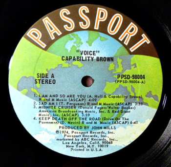 LP Capability Brown: Voice