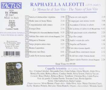 CD Cappella Artemisia: Le Monache Di San Vito = The Nuns Of San Vito
