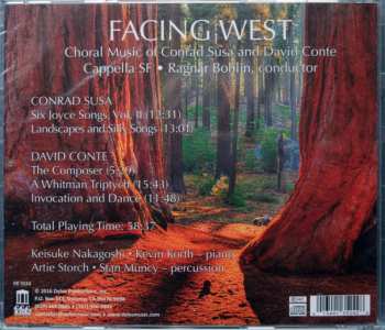 CD Cappella SF: Facing West - Choral Music Of Conrad Susa And David Conte