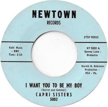 Album The Capri Sisters: I Want You to Be My Boy
