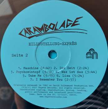 LP Carambolage: Eilzustellung-Exprès