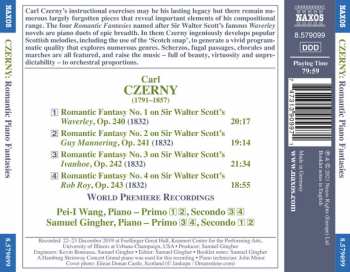 CD Carl Czerny: Romantic Piano Fantasies