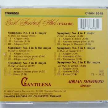 CD Carl Friedrich Abel: Six Symphonies Opus 7