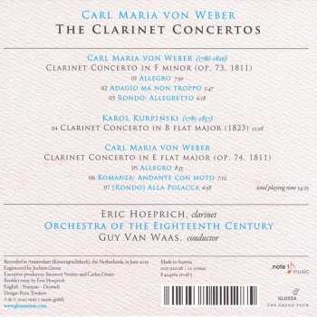 CD Carl Maria von Weber: The Clarinet Concertos