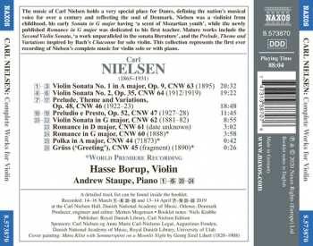 CD Carl Nielsen: Complete Works For Violin