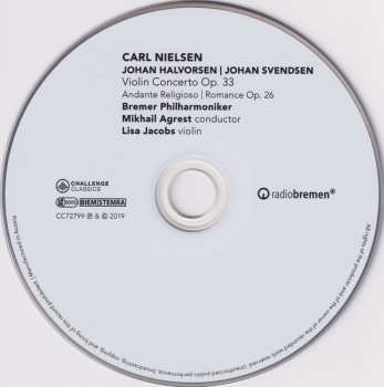 CD Carl Nielsen: Violin Concerto Op. 33 | Andante Religioso | Romance Op. 26