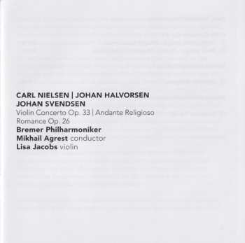 CD Carl Nielsen: Violin Concerto Op. 33 | Andante Religioso | Romance Op. 26