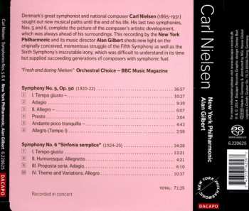 SACD The New York Philharmonic Orchestra: Symphony No. 5; Symphony No. 6 "Sinfonia Semplice"