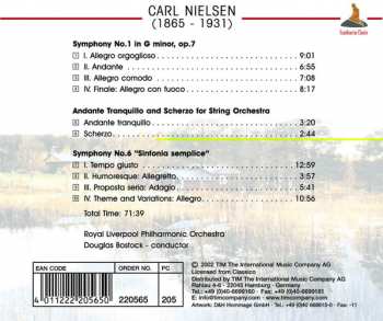 CD Royal Liverpool Philharmonic Orchestra: Symphony No.1 & 6 · Andante Tranquilo And Scherzo