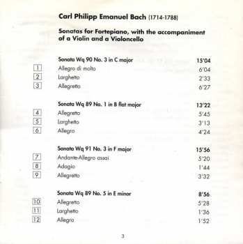 CD Carl Philipp Emanuel Bach: Five Piano Trios