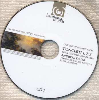 2CD Carl Philipp Emanuel Bach: Sei Concerti Per Il Cembalo Concerto WQ 43