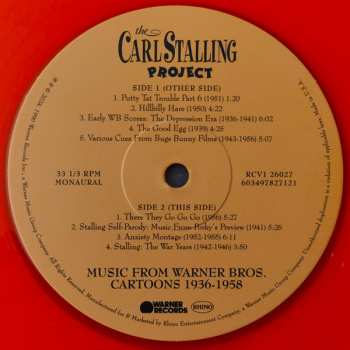 2LP Carl Stalling: The Carl Stalling Project (Music From Warner Bros. Cartoons 1936-1958) CLR