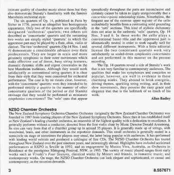 CD Carl Stamitz: Orchestral Quartets, Op. 14