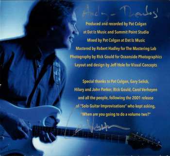 CD Carl Verheyen: Alone (Solo Guitar Improvisations Volume 2)