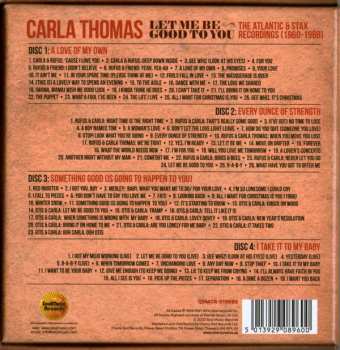 4CD/Coffret Carla Thomas: Let Me Be Good To You (The Atlantic & Stax Recordings 1960-1968)