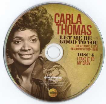 4CD/Coffret Carla Thomas: Let Me Be Good To You (The Atlantic & Stax Recordings 1960-1968)