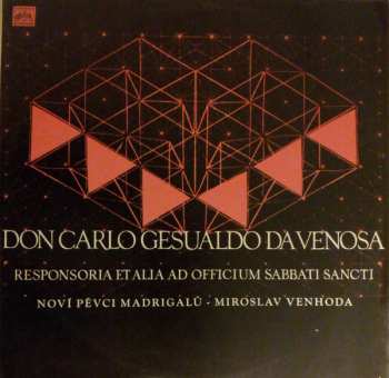 LP Prague Madrigal Singers: Responsoria Et Alia Ad Officium Sabbati Sancti