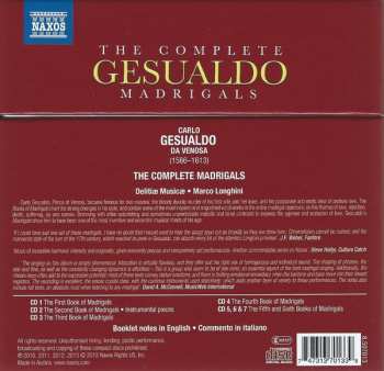 7CD/Coffret Carlo Gesualdo: The Complete Madrigals