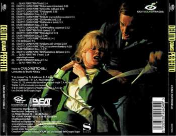 CD Carlo Rustichelli: Delitto Quasi Perfetto (Original Motion Picture Soundtrack)