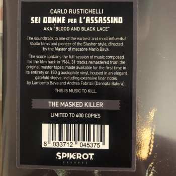 LP Carlo Rustichelli: Sei Donne Per L'Assassino LTD | CLR