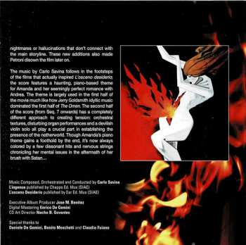 CD Carlo Savina: L'Ingenua / L'Osceno Desiderio (Original Motion Picture Soundtrack) LTD