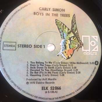 LP Carly Simon: Boys In The Trees