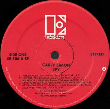 LP Carly Simon: Spy