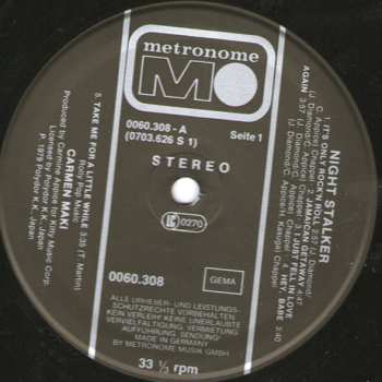 LP Carmen Maki: Night Stalker