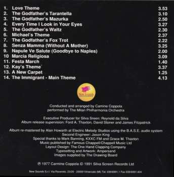 CD Carmine Coppola: The Godfather Suite (Music Featured In The Godfather Trilogy)