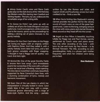 CD Carol Welsman: I Like Men (Reflections Of Miss Peggy Lee)