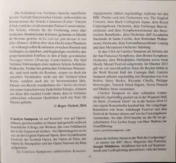 SACD Carolyn Sampson: A Verlaine Songbook