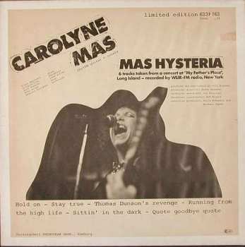 Album Carolyne Mas: Mas Hysteria