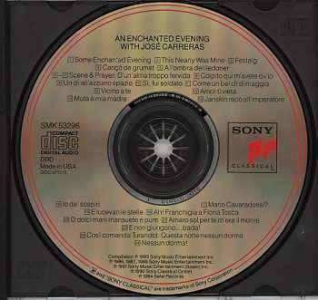 CD José Carreras: An Enchanted Evening With José Carreras