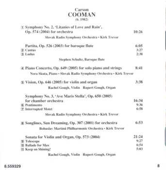 CD Carson Cooman: Symphonies Nos. 2 And 3 / Piano Concerto / Partita / Vision