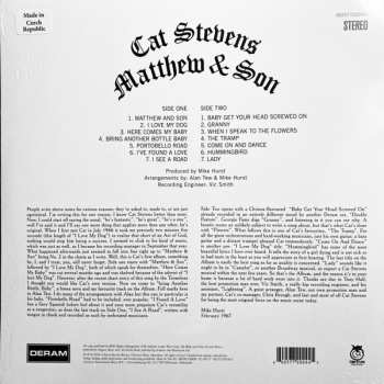 LP Cat Stevens: Matthew & Son CLR