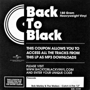 LP The Wailers: Catch A Fire