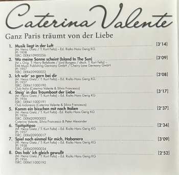 CD Caterina Valente: Ganz Paris Träumt Von Der Liebe