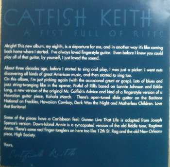 CD Catfish Keith: A Fist Full Of Riffs