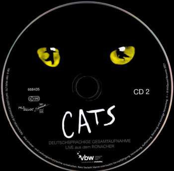 2CD Various: CATS (Deutschsprachige Gesamtaufnahme Live Aus Dem Ronacher)