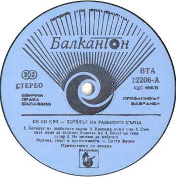 LP C.C. Catch: Welcome To The Heartbreak Hotel