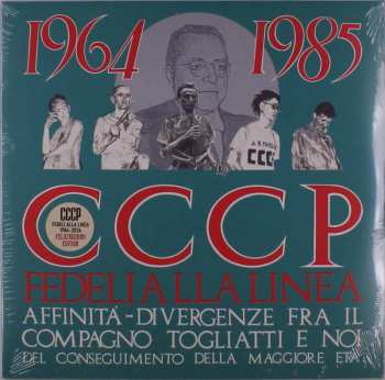 LP CCCP - Fedeli Alla Linea: 1964-1985 Affinità-Divergenze Fra Il Compagno Togliatti E Noi Del Conseguimento Della Maggiore Età