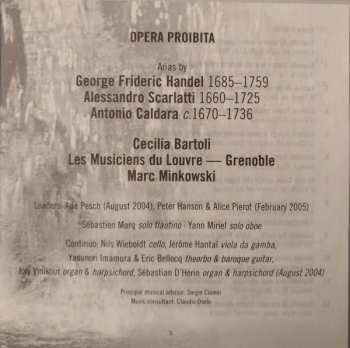 CD Cecilia Bartoli: Opera Proibita