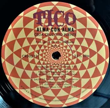 LP Tito Puente: Alma Con Alma (The Heart & Soul Of Celia Cruz & Tito Puente)