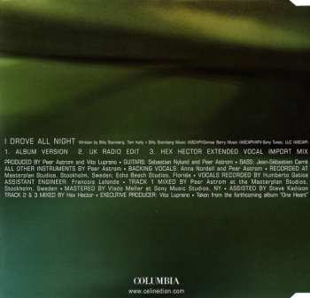 CD Céline Dion: I Drove All Night