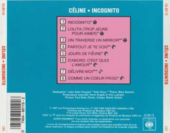 CD Céline Dion: Incognito