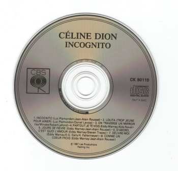 CD Céline Dion: Incognito