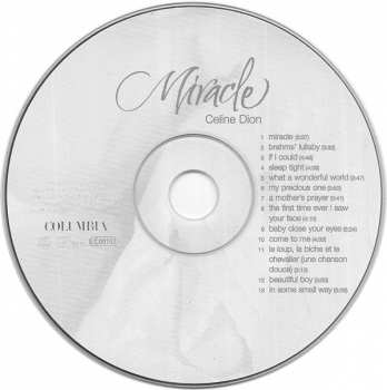 CD Céline Dion: Miracle