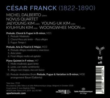 CD César Franck: Piano Works • Quintet