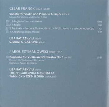 CD César Franck: Secret Love Letters